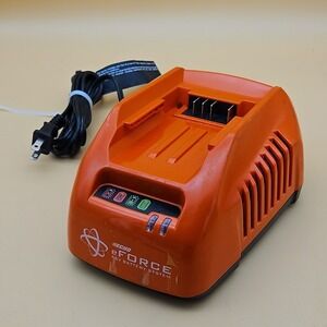 ECHO LC-56V2A eFORCE 56V Battery Charger Lithium Ion Tested Works Orange